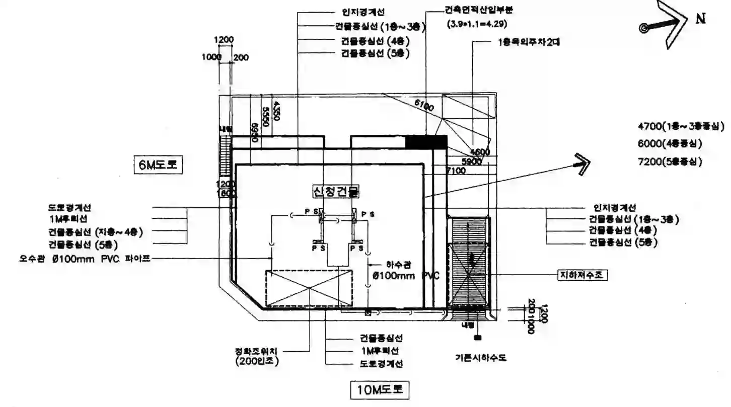 장미빌라트 배치도 이미지